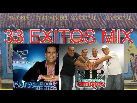 Cover La Parranda de los Amigos, Papaleco, Alegría del Cardonal. 33 Exitos, MIX, MEZCLAS, La Guaira