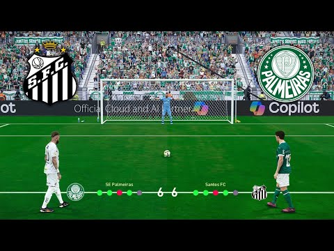 SANTOS vs PALMEIRAS - SERIE A BRAZIL 25/26 | FULL PENALTY SHOOTOUT | HIGHLIGHTS