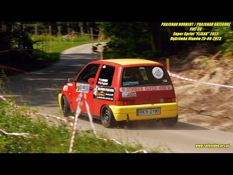 PRAJSNAR NORBERT /PRAJSNAR GRZEGORZ- FIAT CC - Super Sprint "FLISAK" 2023 Dąbrówka Ulanów 25-06-2023