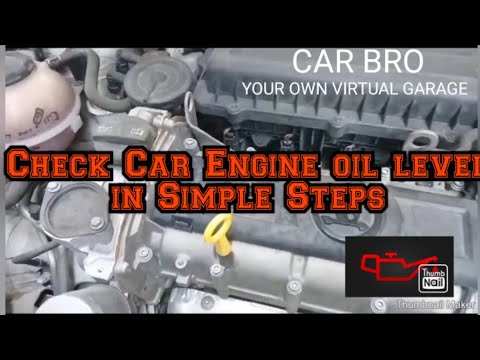 How to Check Car Engine Oil level | DIY | CAR BRO