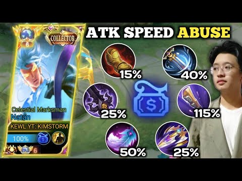 500% ATTACK SPEED NATAN(MUST TRY) | NATAN BEST BUILD 2023 | TOP 6 GLOBAL NATAN