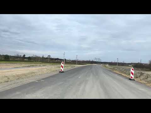 Przejazd trasy głównej od 5+100 do 4+500