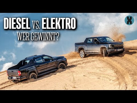 PRAXISVERGLEICH: Maxus || eTerron 9 und T60max im Test. Welches Pickup-Konzept überzeugt?