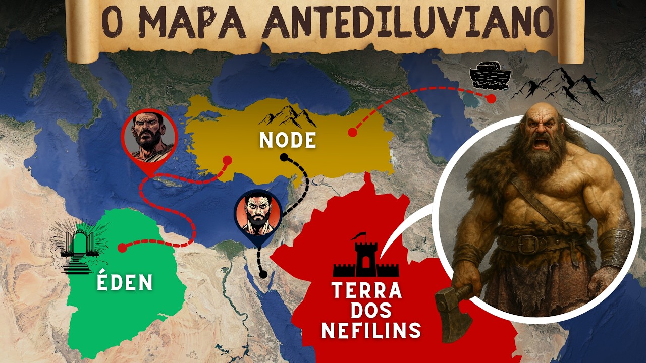 THIS IS WHAT THE MAP OF THE WORLD LOOKED LIKE BEFORE THE FLOOD