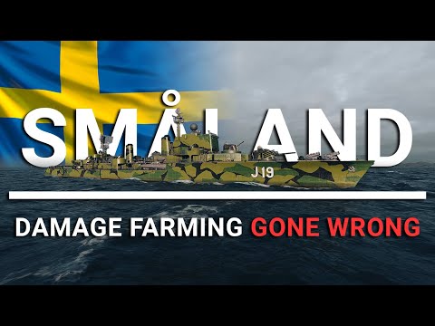 World Of Warships - Småland | Damage Farming Gone Wrong