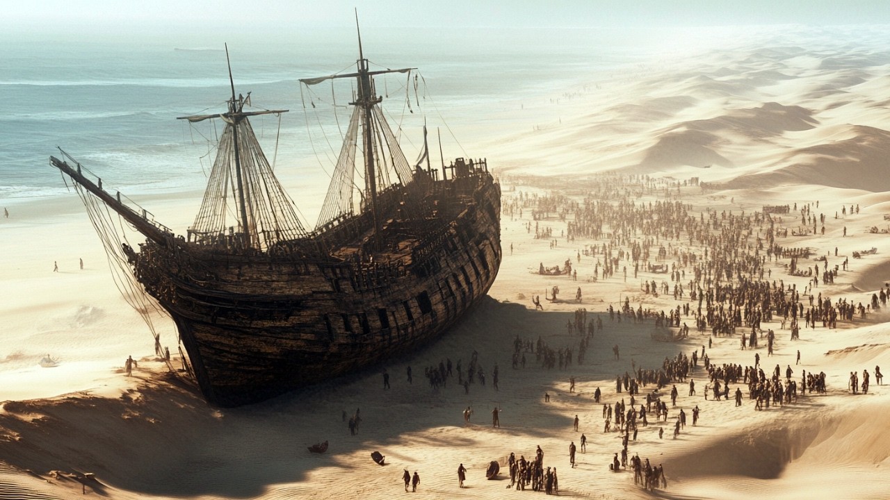 Disturbing Stranding of 600 People on Desolate African Coast