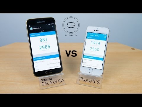 Galaxy S5 vs iPhone 5s - Speed Test + Benchmarks