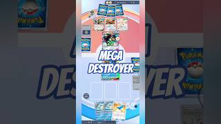 Mega Swampert beat them all 💥.. #pokemontcgpocket #shorts