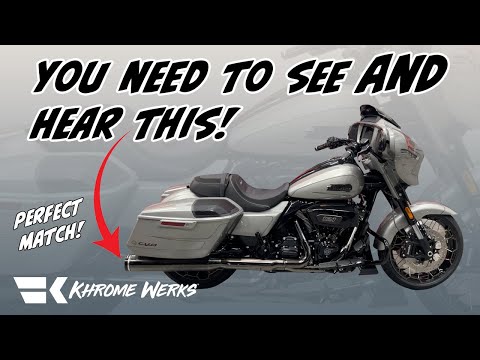 We Install and Listen to Khrome Werks Exhaust on a 2023 Harley Davidson Street Glide CVO 121vvt!