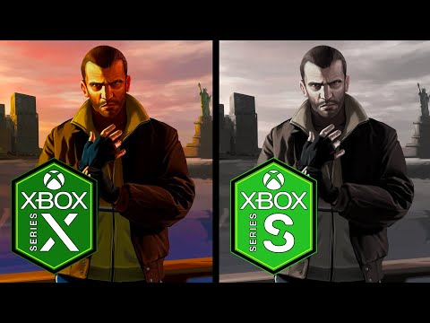 Grand Theft Auto 4 Xbox Series X vs Xbox Series S Comparison