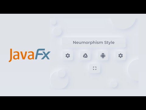 JavaFX - Neumorphism Style
