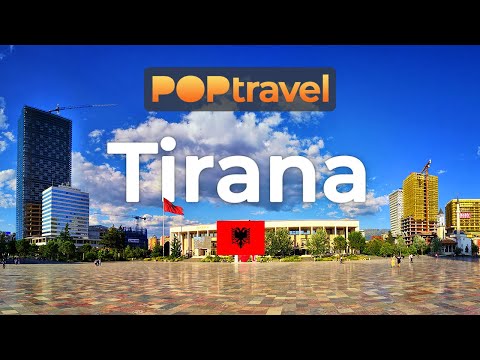 TIRANA, Albania 🇦🇱 - City Center Walk - 4K