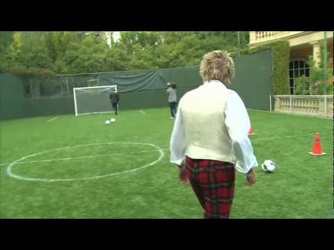 Piers Morgan and Rod Stewart