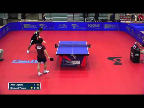 2016 NCTTA Nationals Men's Singles R32 - Alex Legaria (Lindenwood) vs Klement Yeung (McMaster)