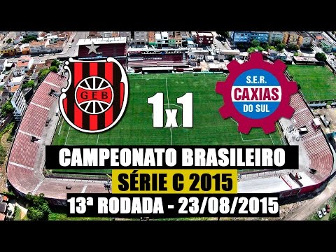 G.E.Brasil 1X1 Caxias - 23/08/2015 - Brasileirão Série C