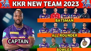 IPL 2023 | Kolkata Knight Riders Team Full Squad | KKR Full Squad 2023 | KKR New Players List 2023