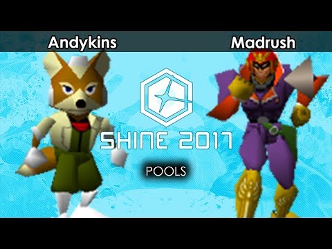 Shine 2017: IBBS | Andykins (Fox) V Madrush (Falcon) - Smash 64 | Pools