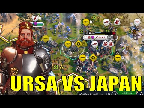 Civ 6 | Ursa VS Ultimate Nemisis - Japan!!! #5 - (Deity Germany Civilization VI)