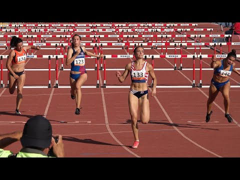 100m Hurdles Womens Race Barcelona International Meeting 07/01/2021