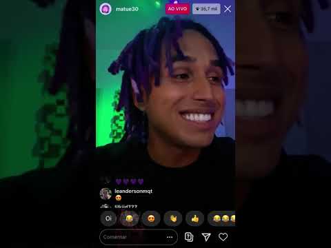 Matuê em Live após o lançamento do álbum