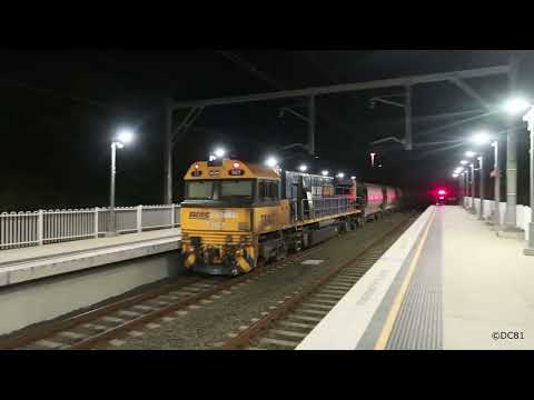 sandstone train with 2xTT south coast 9134