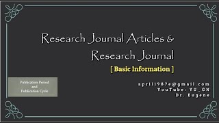 Research Journal Article and Research Journal Basic