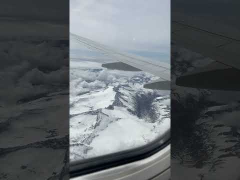 Flying from Poland to Italy #fly #mountains #snow #airplane