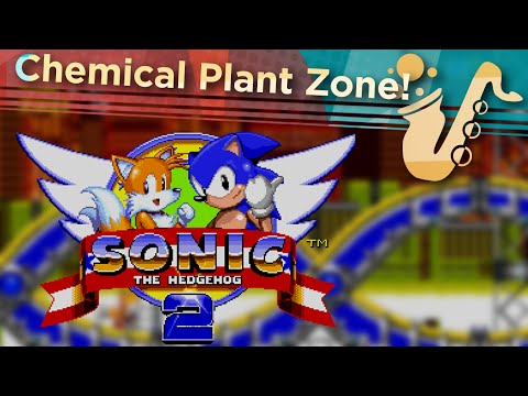 Chemical Plant Zone (From "Sonic 2") Soprano Saxophone Game Cover