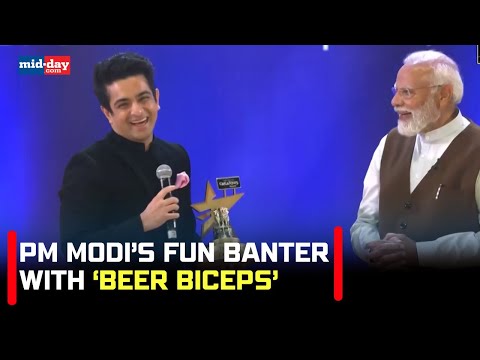 National Creators Award 2024: PM Modi's candid talk with Ranveer Allahbadia as he receives award