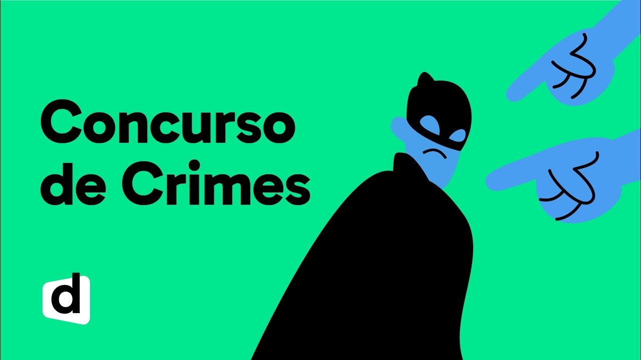 CONCURSO DE CRIMES | DIREITO PENAL | QUER ENTENDER DIREITO? | MAPA MENTAL