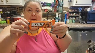 I have a stalker! Also we try a built puff peanut butter cup bar. 