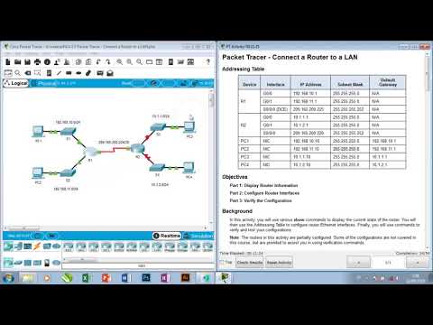 6.4.3.3 Packet Tracer - Connect a Router to a LAN
