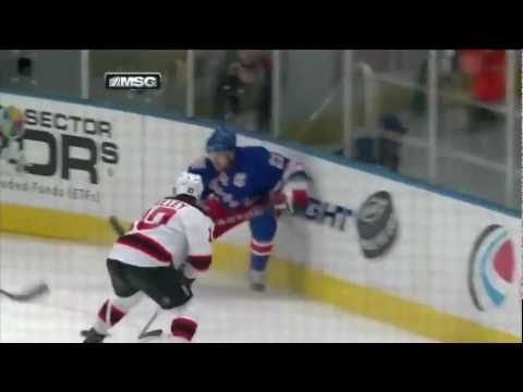 Chris Drury sick diving goal Against Devils - MSG Feed