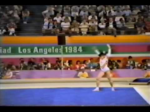 1st T ROM Simona Pauca FX - 1984 Olympic Games  9.750.avi