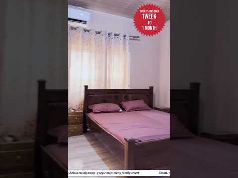 Mercy Family Resort International  , book the the whole house for your stay in Ghana Accra .