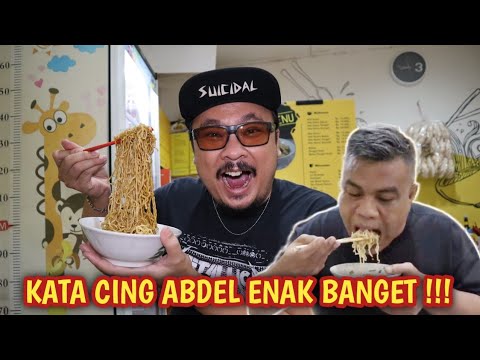 KULINER JAKARTA SELATAN - MIE AYAM DEDY KEMANG INI KATA CING ABDEL ENAK BANGET ,MASA SIH?