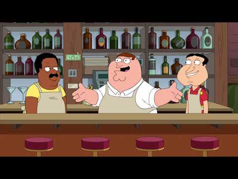 Family Guy - Joe is a mixologist