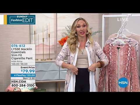 LYSSE Macklin Essentials Slim Fit Cigarette Pant  Missy