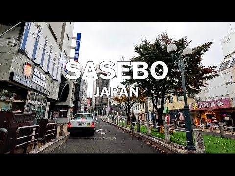 Sasebo, Japan - Driving Tour 4K