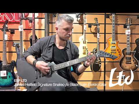 ESP LTD James Hetfield Signature Snakebyte Black Satin Elektro Gitar Tanıtımı