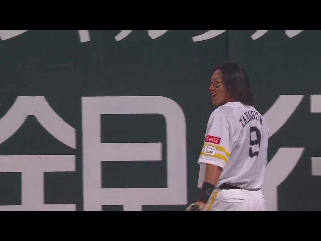 【3回表】ホークス・柳田悠岐 ライトへの強烈な打球に追いつきナイスキャッチ!! 2023年6月7日 福岡ソフトバンクホークス 対 横浜DeNAベイスターズ