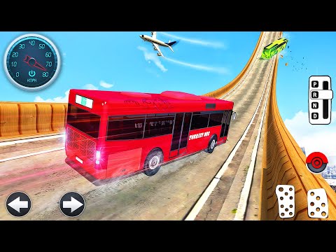 Impossible Bus Stunt Driving 2021 - Mega Ramp Racing Driving Simulator - Android GamePlay