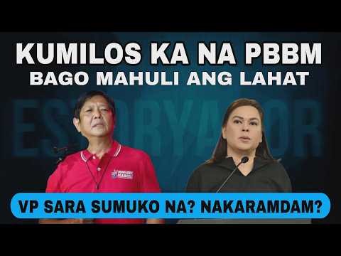 Delikado ito! Kumilos ka na PBBM bago mahuli ang lahat! VP Sara camp aminado sa mangyayari suko na?