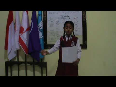 Baca Puisi Dewa Ayu Lingga Sanjiwani SDN 1 Semarapura Kangin