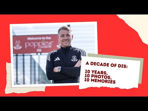 10 years at Connah's Quay Nomads for John Disney