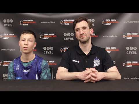 CEYBL U13 - Press conference, 10.2.2023, SKM Zastal Zielona Góra - HAKRO Merlins Crailsheim
