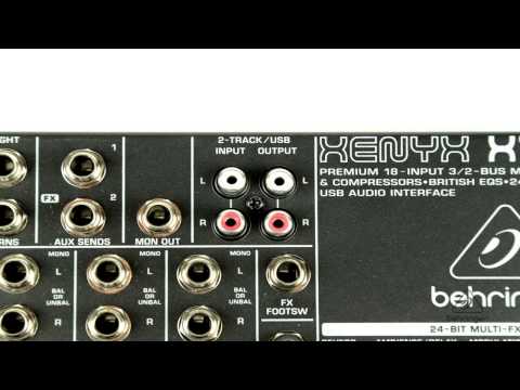 Behringer Xenyx X1832USB Mixer with USB and Effects | Sweetwater Behringer Xenyx X1832USB Mixer with USB and Effects | Sweetwater