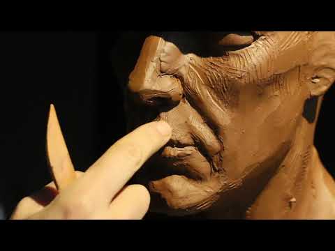 Sculpting Batman Timelapse