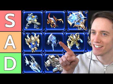 I ranked EVERY StarCraft 2 unit! (Tier List 2025)