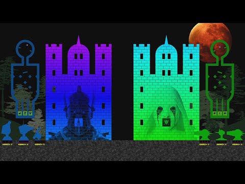 Castle Destruction Marble Race in ALgodoo ☆ The War Day #161-163